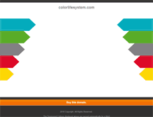 Tablet Screenshot of colorlifesystem.com